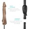 Best Choice Products 7.5ft Heavy-Duty Outdoor Market Patio Umbrella w/ Push Button Tilt, Easy Crank